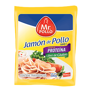 Jamón de Pollo 200 g mr pollo